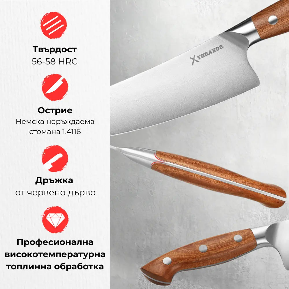Нож на главния готвач Classic от немска стомана.